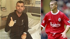Cựu sao Liverpool thi đấu với khối u trong não
